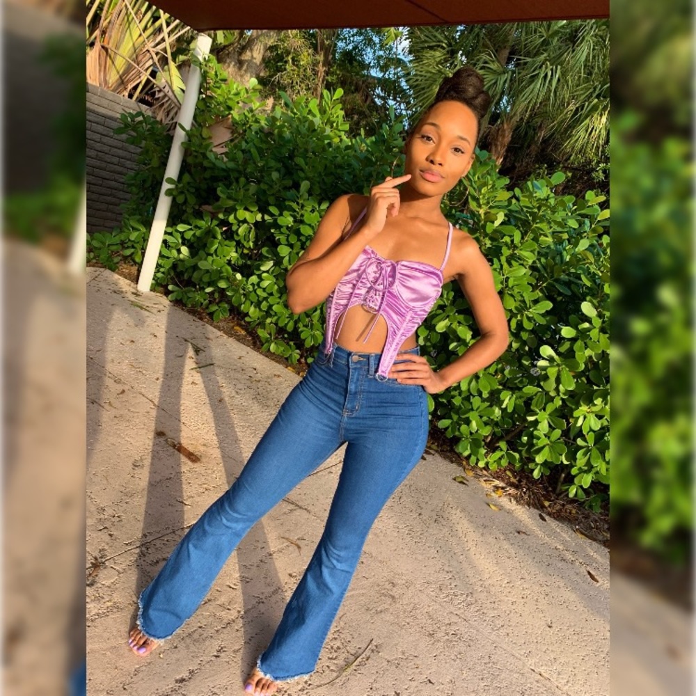 💜 Living Lavish Corset Top 💜
